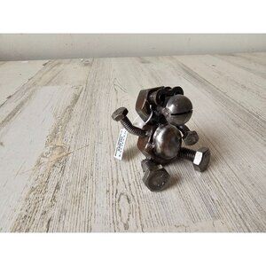 Kalifano metal art monkey recycled figurine statue unique zoo animal very unique